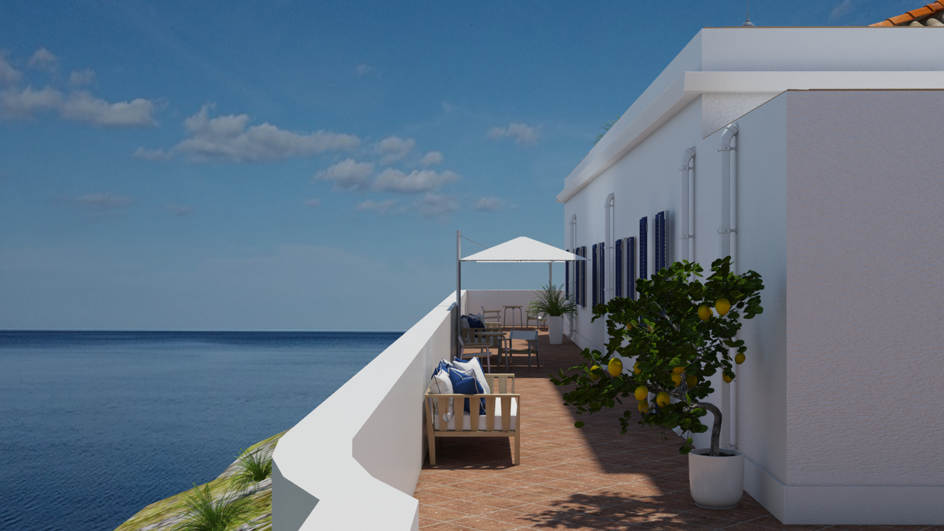 Architto Giuseppe Vajana, Progetti Privati fato omo morto Esterno